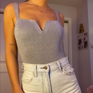 Wild Fable Shimmery Bodysuit